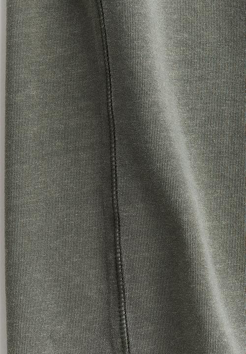 H&M - Fitted T-shirt - khaki green