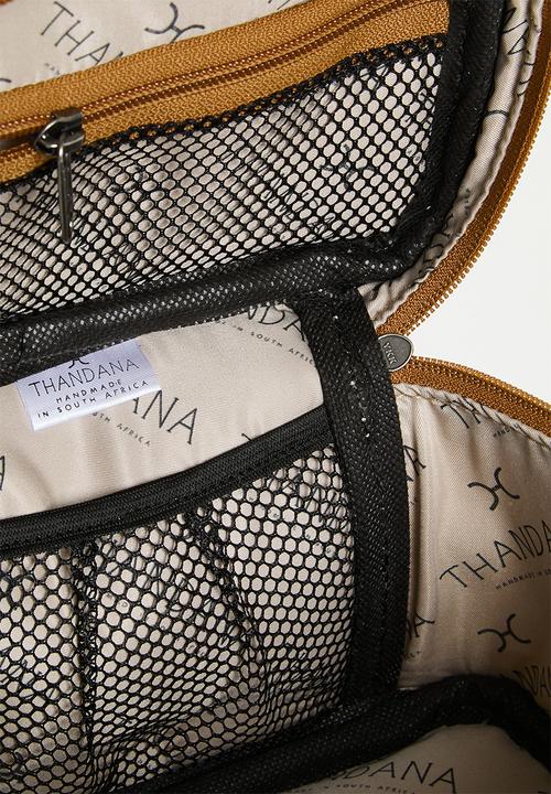 Thandana - Travel MAXI Bag Set Laminated Fabric - Geo Sand