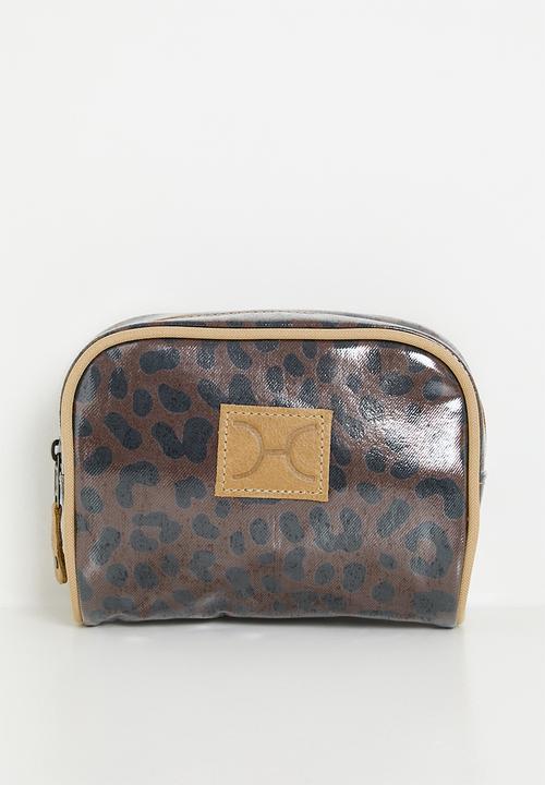 Thandana - Travel MAXI Bag Set Laminated Fabric - Coffee Black
