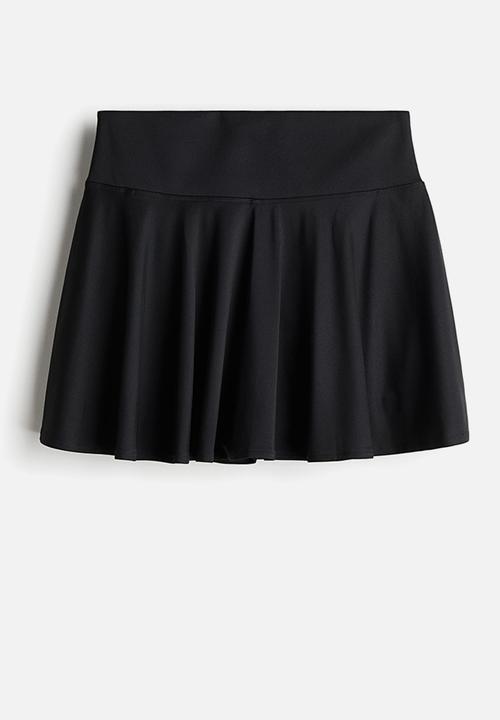 H&M - Drymove™ circle-cut tennis skirt - black