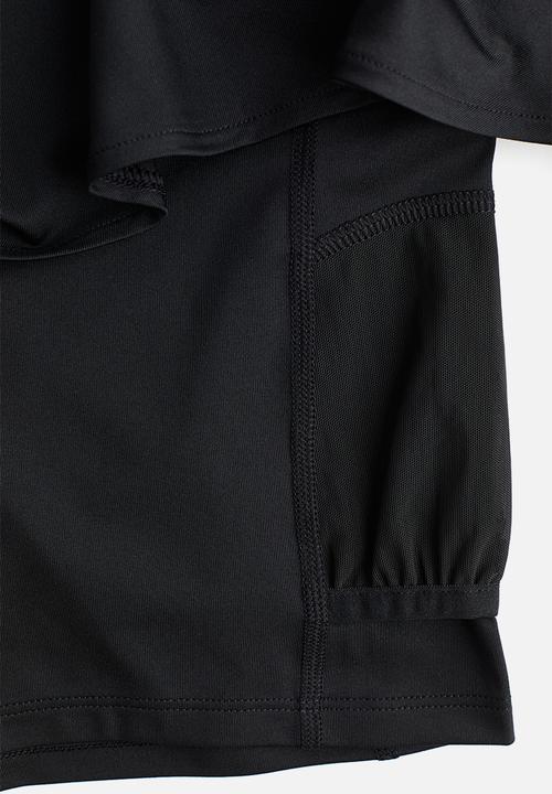H&M - Drymove™ circle-cut tennis skirt - black