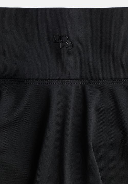 H&M - Drymove™ circle-cut tennis skirt - black