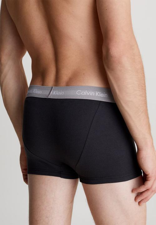 Calvin Klein - Low Rise Trunk 3 Pack - Black