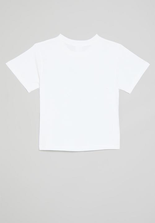 Pop Candy - Bow print tee - white