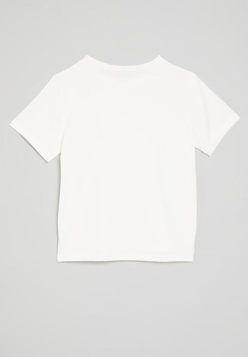 Pop Candy - Printed crew neck tee - white