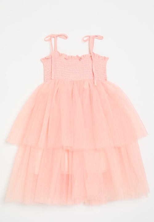 Pop Candy - Sequined bow décor dress - pink
