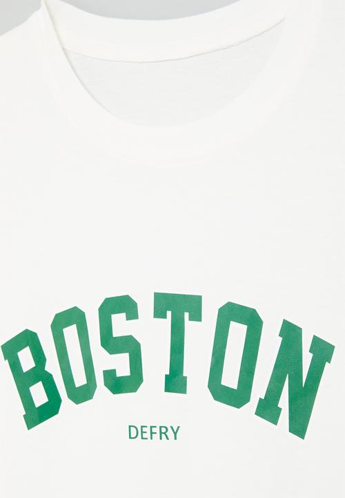 Pop Candy - Boston crew tee - white