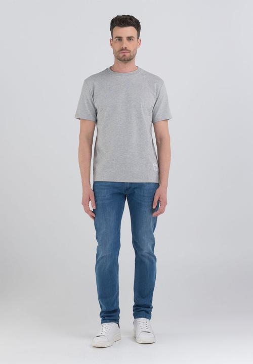 Replay - T-shirt regular - light grey melange