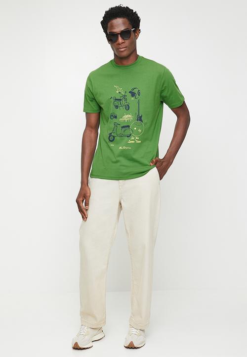 Ben Sherman - Sketched Mod Zone - Elm Green