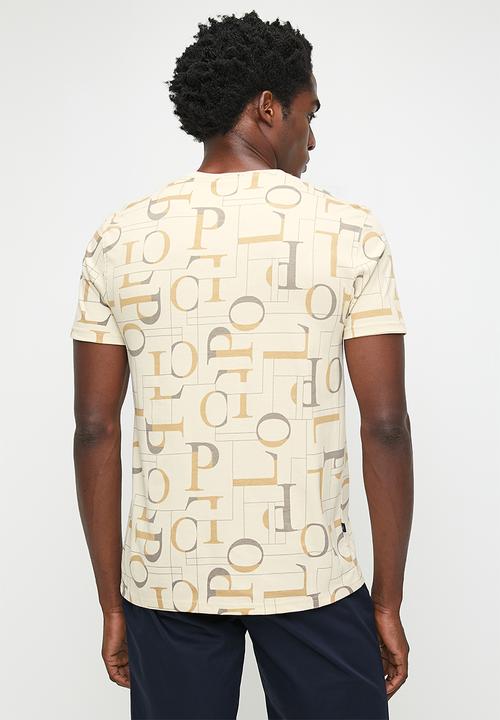 POLO - Phila Aop Ss Tee - Camel