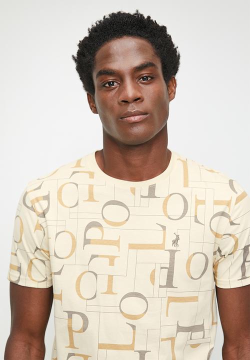POLO - Phila Aop Ss Tee - Camel