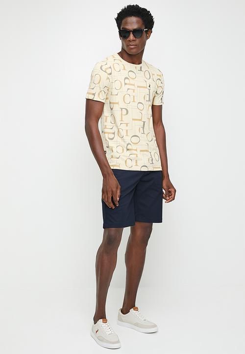 POLO - Phila Aop Ss Tee - Camel