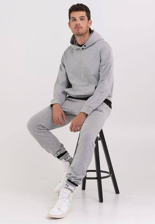Replay - Felpa regular - light grey melange