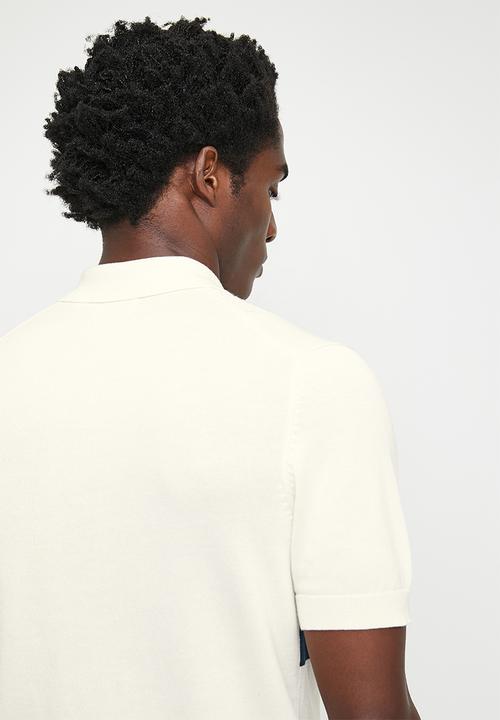 Ben Sherman - Chest Stripe Polo - Ivory