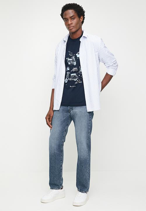 Ben Sherman - Sketched mod zone - navy