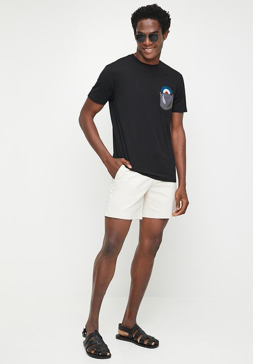 Ben Sherman - Target pkt tee-shirt - black