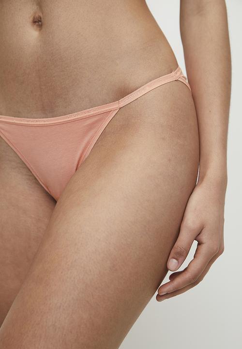 Calvin Klein - String bikini - coral almond