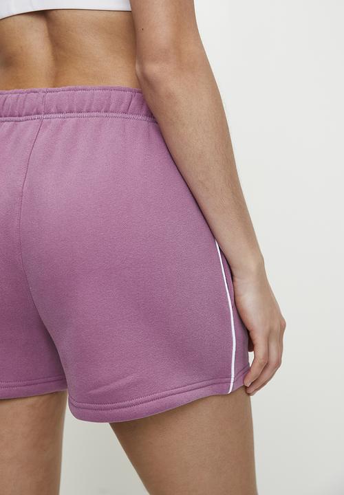 Cotton On - Plush Essential Gym Short-Red Violet