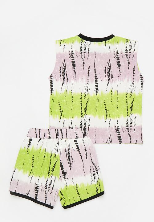 Pop Candy - Vest & short set - multi