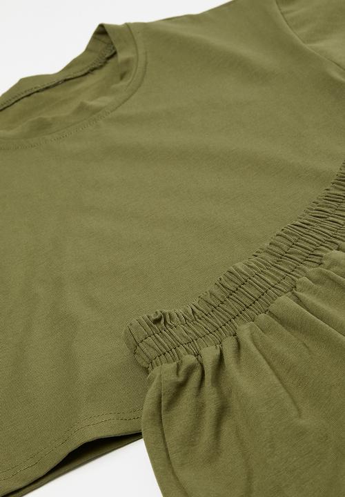 Pop Candy - Tee & short set - green