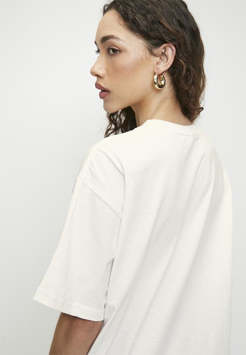 Superbalist - Plain oversized tee - ecru