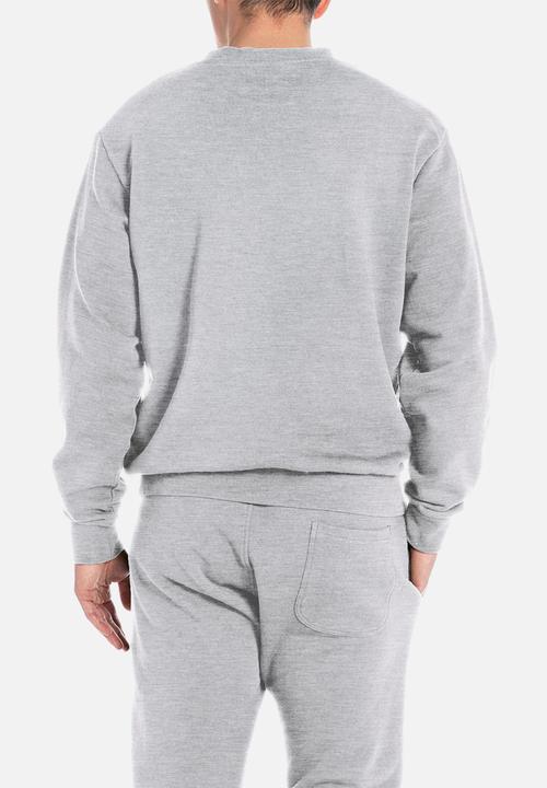 Replay - Felpa Regular - Light Grey Melange...