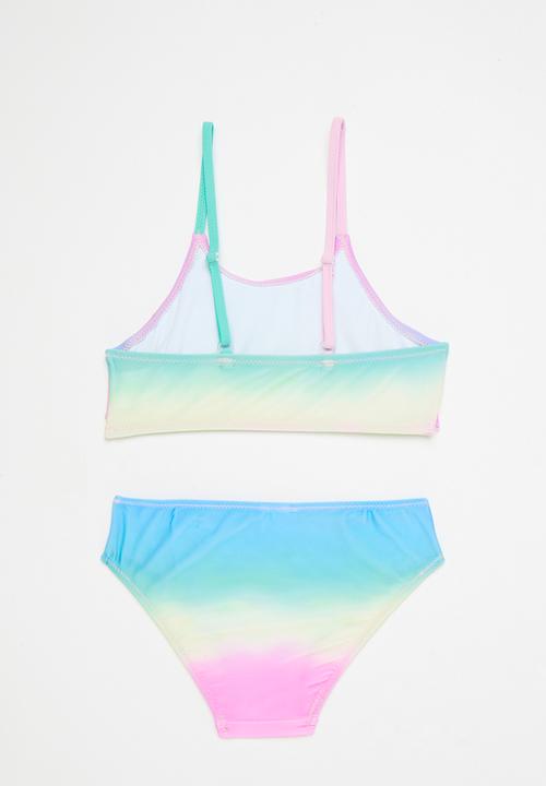 Pop Candy - 2 Piec biikini set - light blue & pink
