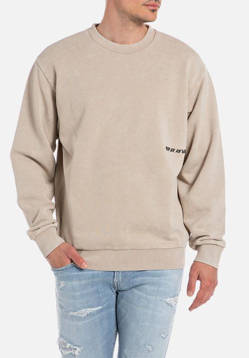 Replay - Felpa Relaxed - Light Taupe