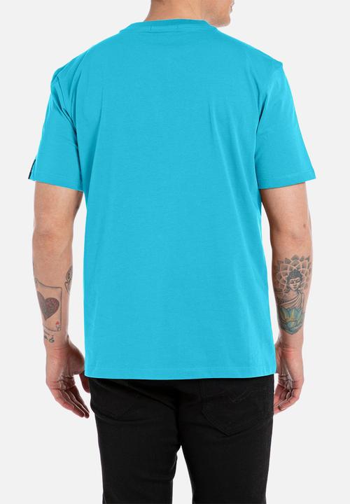 Replay - T-Shirt Regular - Turquoise