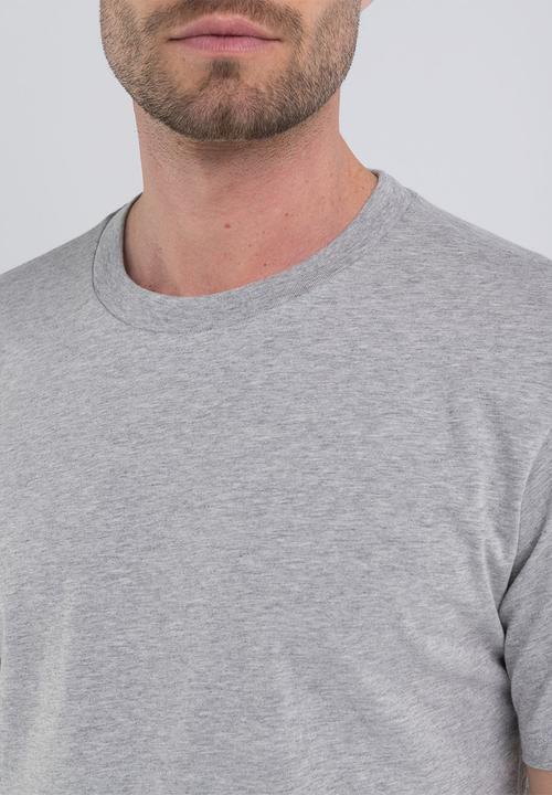 Replay - T-Shirt Regular - Light Grey Melange...