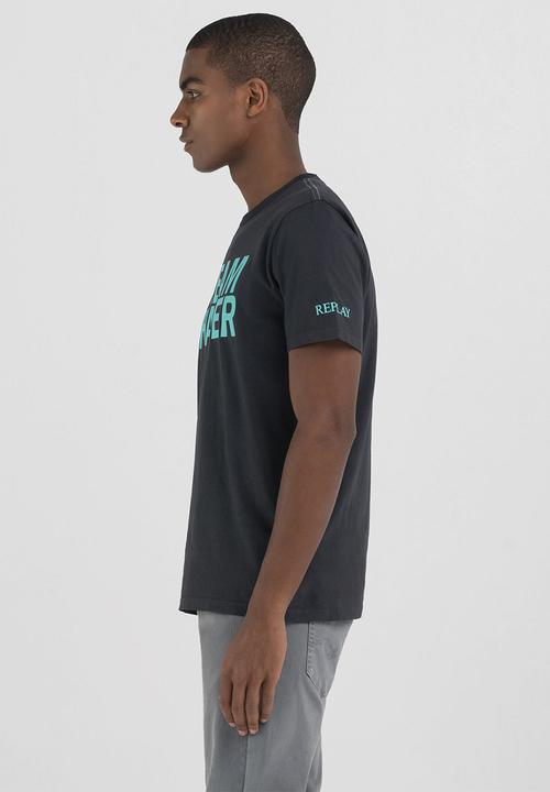 Replay - T-Shirt Regular - Nearly Black