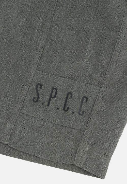 S.P.C.C - Linus woven short  - dark fatigue