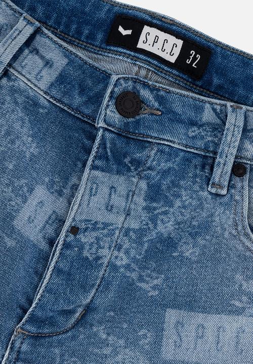 S.P.C.C - Namor denim short  - bleach