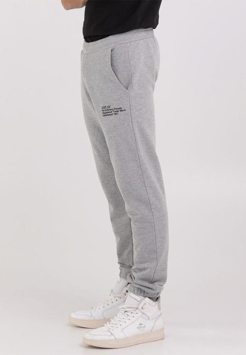Replay - Pantalone regular - light grey melange