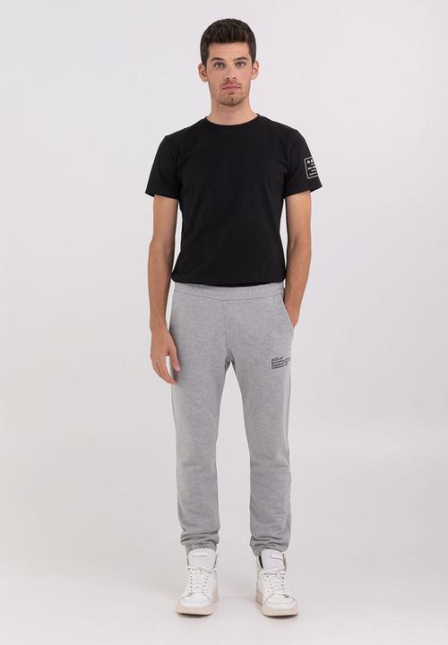 Replay - Pantalone regular - light grey melange