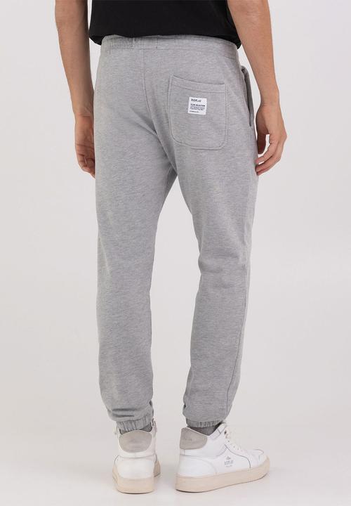 Replay - Pantalone regular - light grey melange