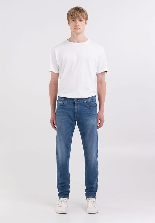 Replay - Grover pantalone straight - dark blue