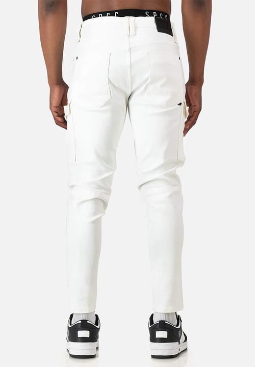 S.P.C.C - Cyclone Jeans - White
