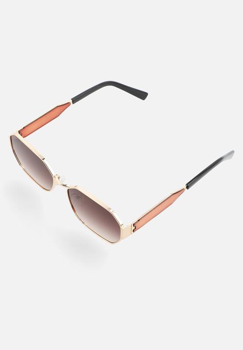Superbalist - Maisie square sunglasses - gold