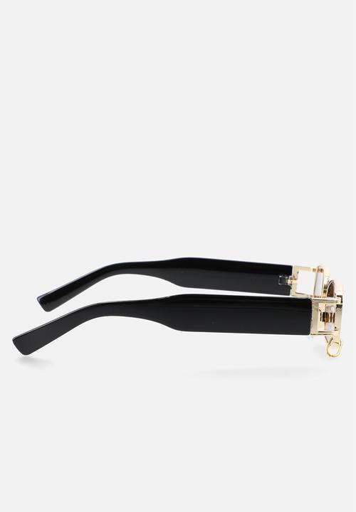 Superbalist - Haven rectangle sunglasses - gold