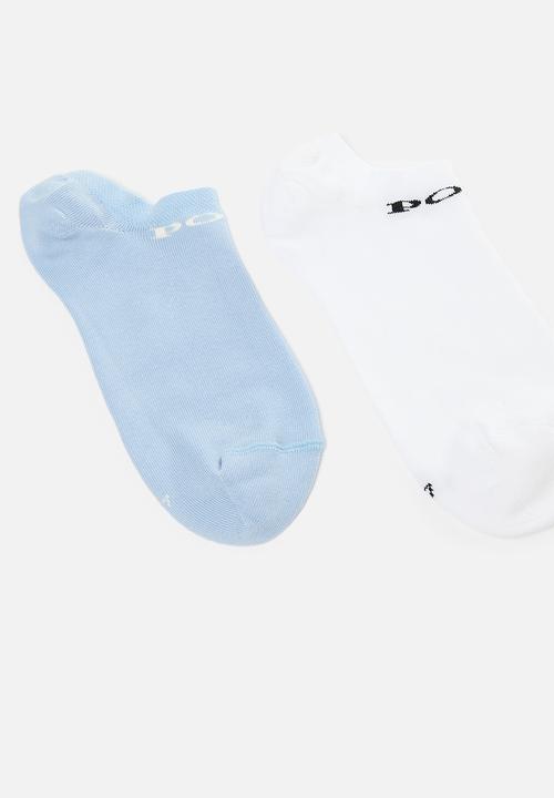 POLO - Polo cotton - blue & white