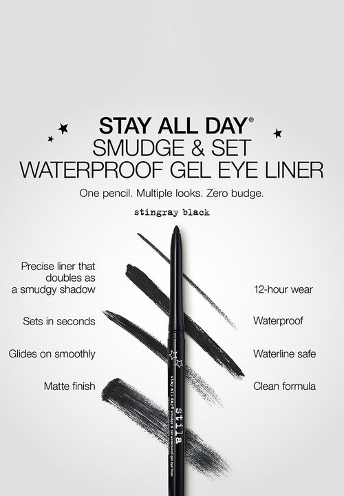 Stila - Stay All Day® Smudge & Set Waterproof Gel Eye Liner-Stingray black