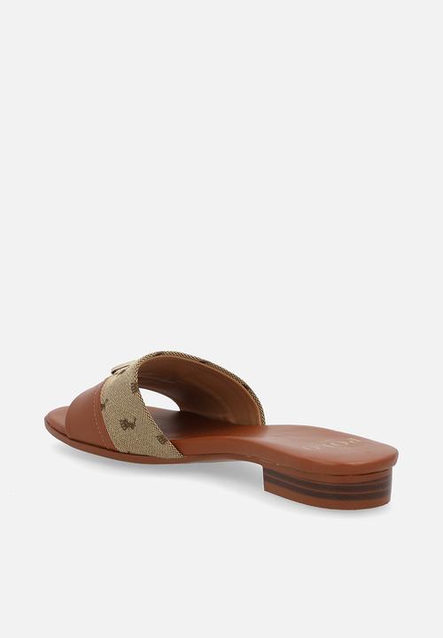 POLO - Jacquard mule - stone