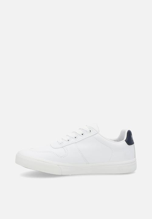 POLO - Classic leather sneaker - white