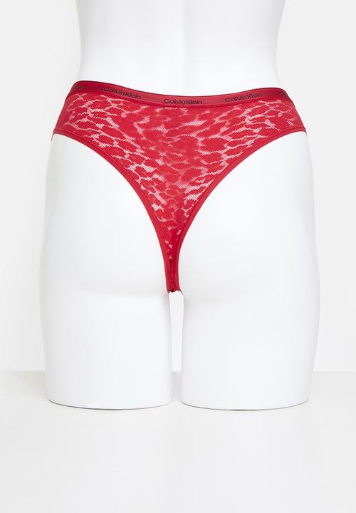 Calvin Klein - Brazilian 3pk - azalea/lychee/white
