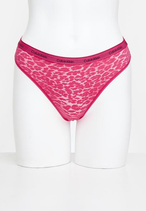 Calvin Klein - Brazilian 3pk - azalea/lychee/white