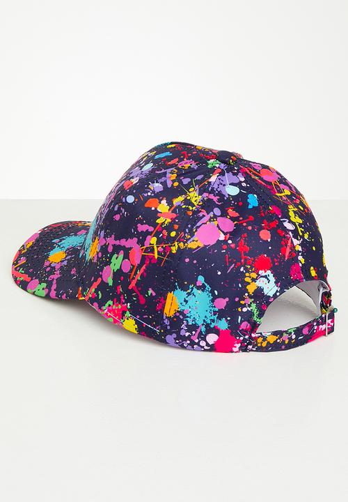 Pop Candy - Paint splatter cap - multi