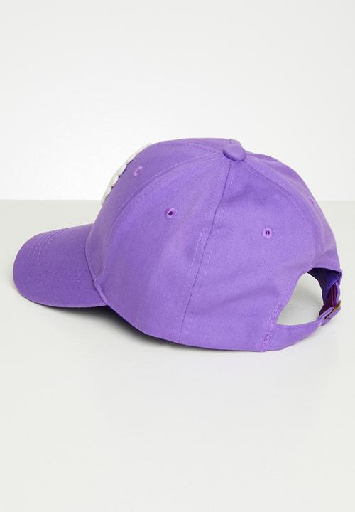 Pop Candy - Floral applique cap - purple