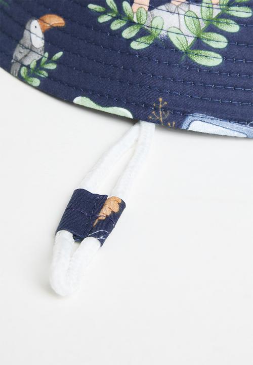 Pop Candy - Printed bucket hat-dark blue
