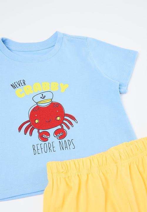 Pop Candy - Pj set - light blue & yellow